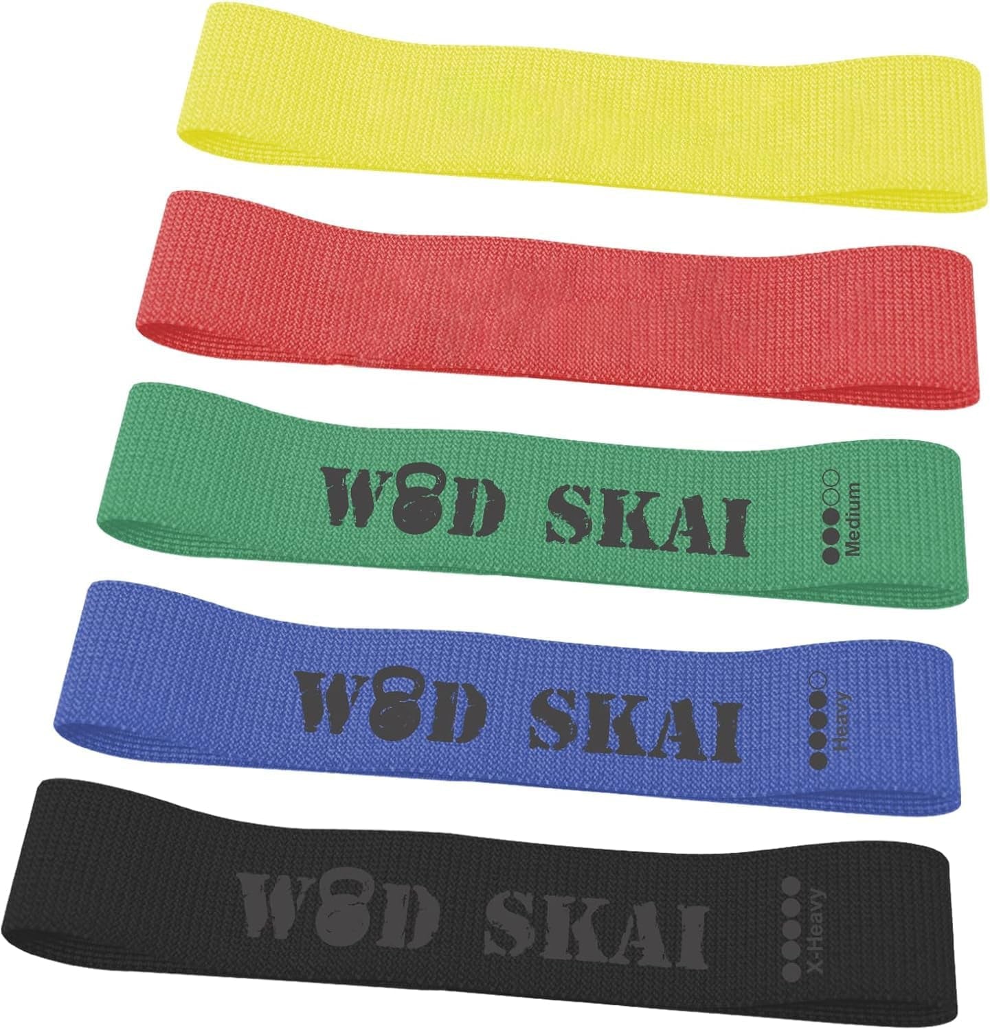 5 Levels Exercise Bands for Strength Training